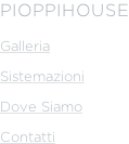 PIOPPIHOUSE  Galleria  Sistemazioni  Dove Siamo  Contatti